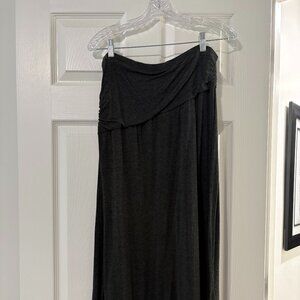 Dark Gray Knit Skirt Bobeau Size MP